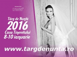 Targ de nunta: Planifica-ti nunta intr-o zi - 2016 Timisoara:Targ de nunta: Planifica-ti nunta intr-o zi - 2016, 8-10 ianuarie 2016 - Targ de nunti la Casa Tineretului Timisoara